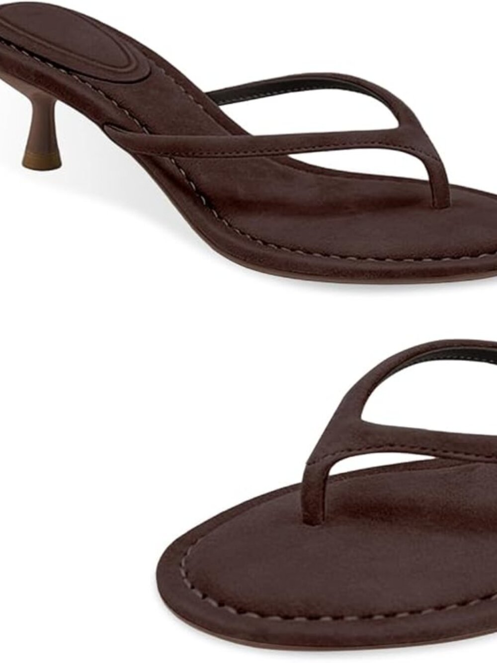 Flip flop kitten heels (NEW) - Picture 1 of 5